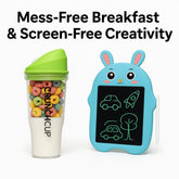 CrunchCup + LCD Drawing Tablet Bundle – Sip, Crunch & Create Anywhere